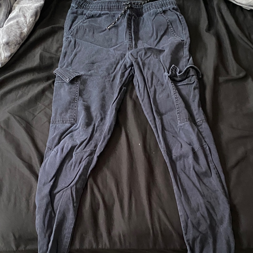Men's Dark Blue Cargo Pants